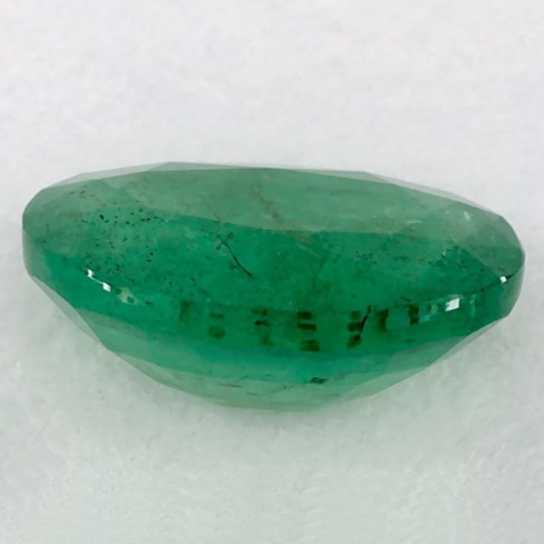 1.08 Karat Smaragd Oval Loser Edelstein im Zustand „Neu“ im Angebot in Fort Lee, NJ