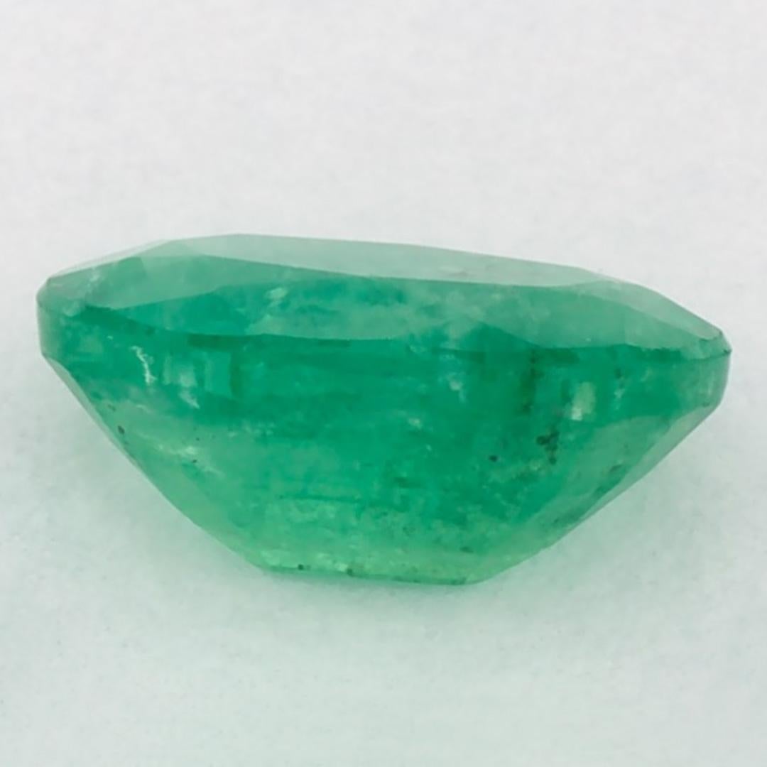 1.08 Karat Smaragd Oval Loser Edelstein im Zustand „Neu“ im Angebot in Fort Lee, NJ