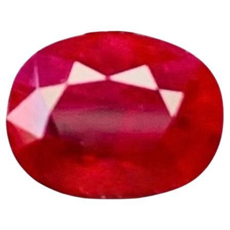 1.08 Ct GIA Certified Unheated Ruby Burma Pigeon Blood color eye clean Gemstone (pierre précieuse de couleur sang de pigeon de Birmanie certifiée par le GIA)