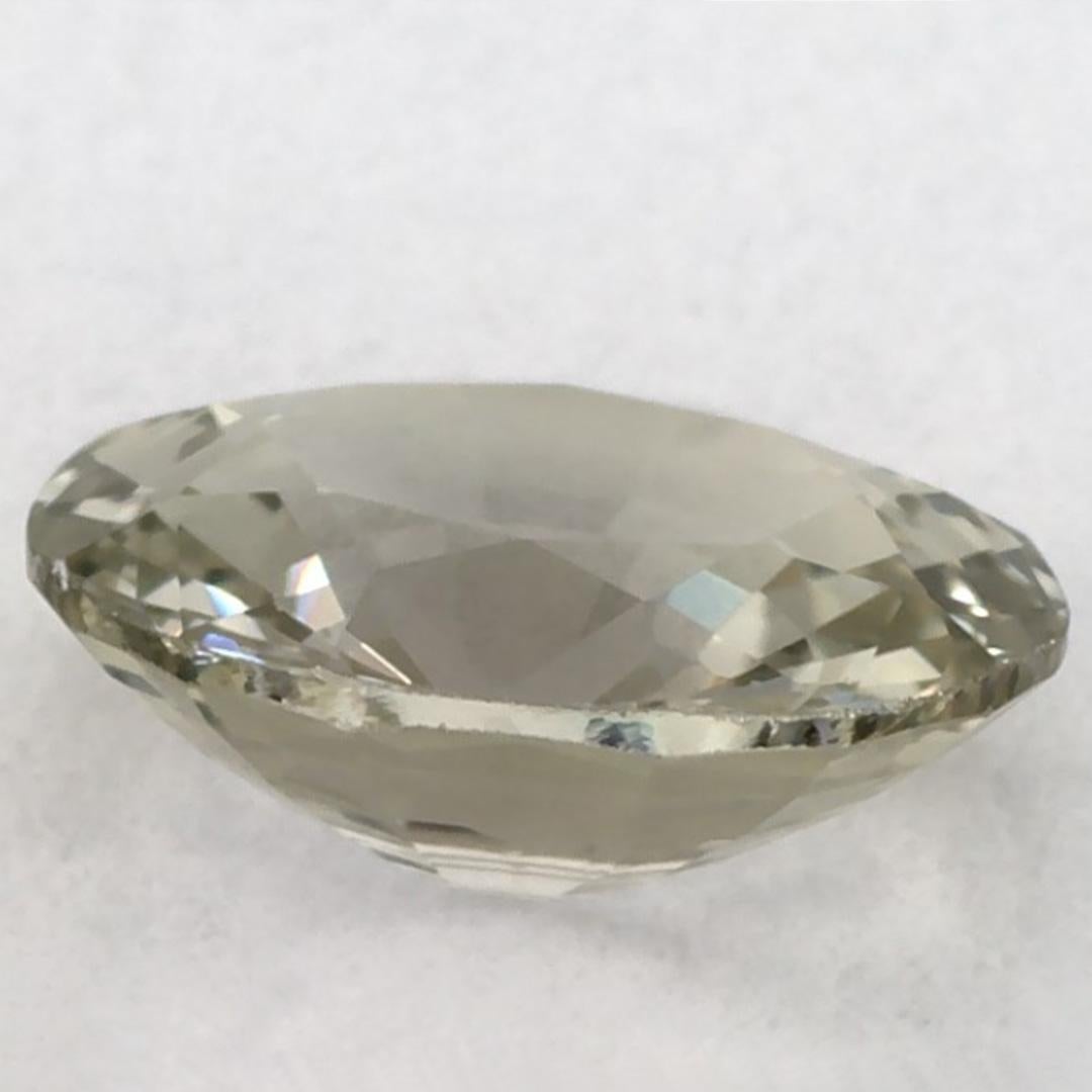 1.08 Ct Green Sapphire Oval Loose Gemstone (Saphir vert ovale en vrac) Neuf - En vente à Fort Lee, NJ