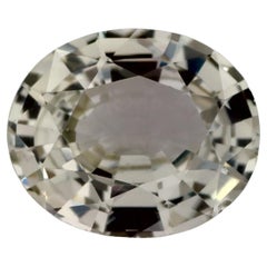 1.08 Ct Green Sapphire Oval Loose Gemstone (Saphir vert ovale en vrac)