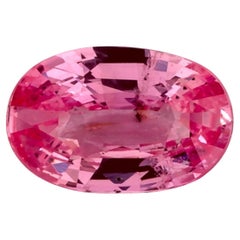 1.08 Ct Pink Sapphire Oval Loose Gemstone