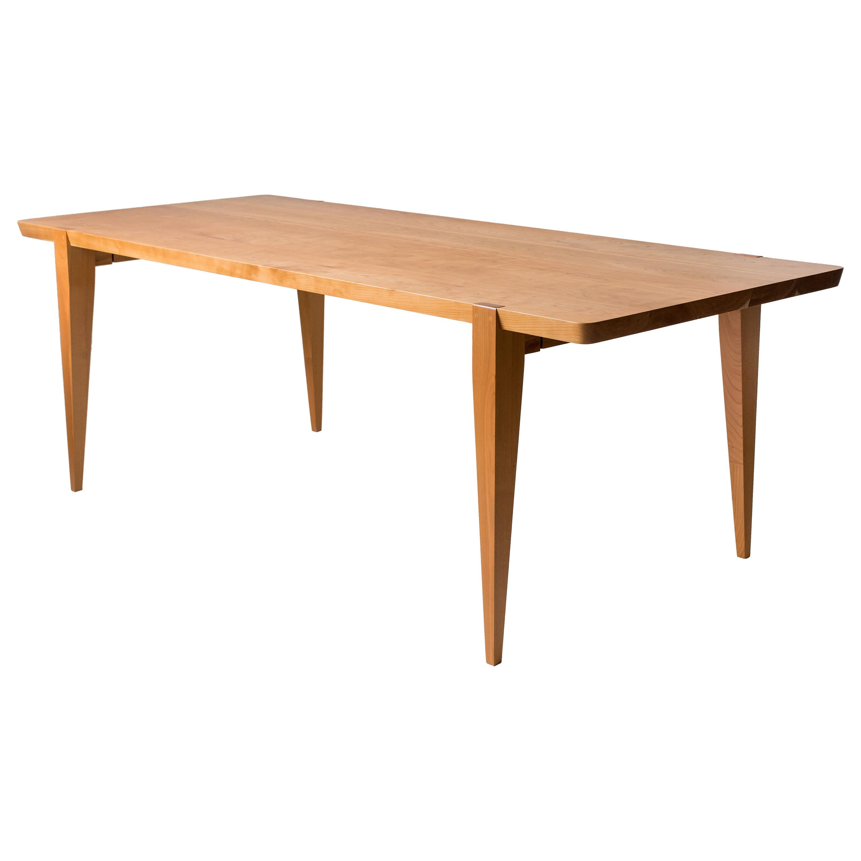 108" Oslo Dining Table by Studio Moe in American Cherry  For Sale