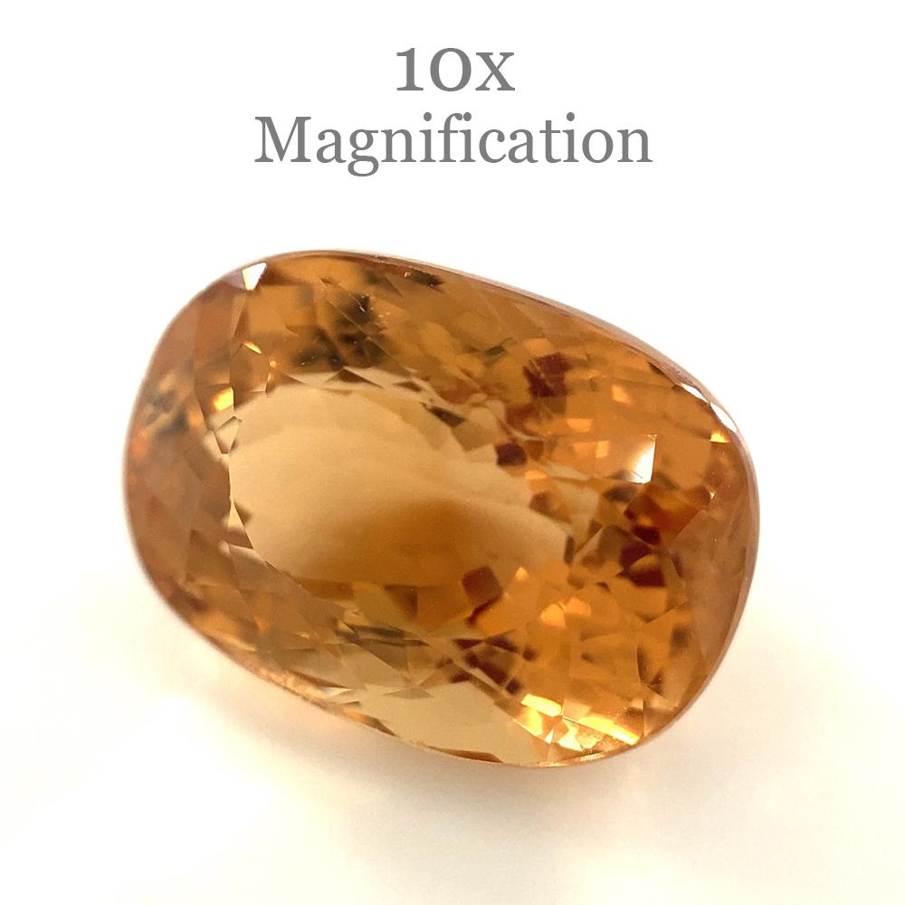 10.80ct Cushion Heliodor / Golden Beryl In New Condition For Sale In Toronto, Ontario