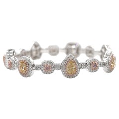 Bracelet de diamants multiformes de 10,82 carats