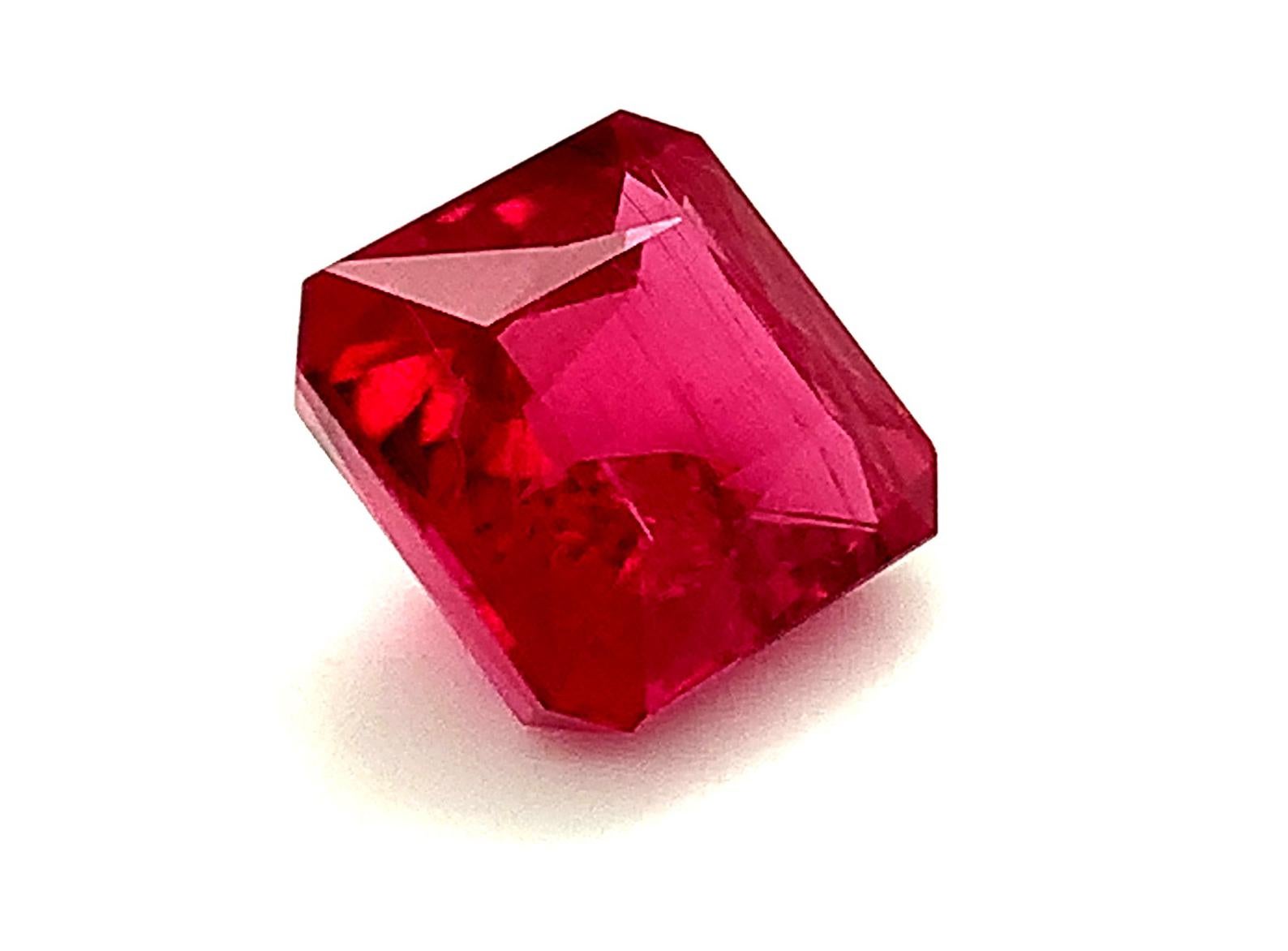 red tourmaline gemstones