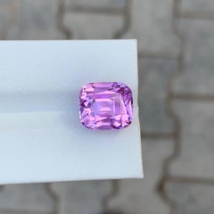 10.85 Carat Natural Loose Pink Kunzite Stone Cushion Cut Afghan Gemstone