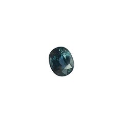 Vintage 1.08ct Colour Change Sapphire Unheated Green Blue Purple IGI Certified Oval Cut