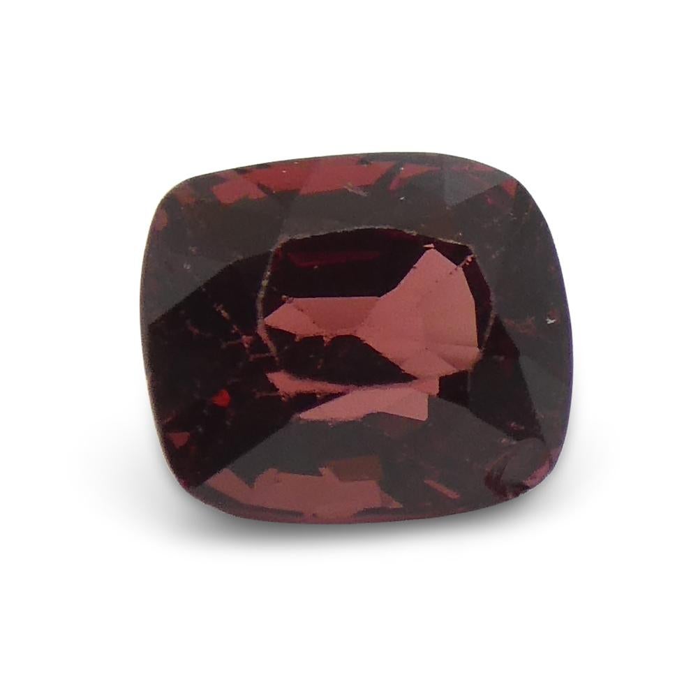 1.08ct Cushion Red Jedi Spinel from Sri Lanka For Sale 4