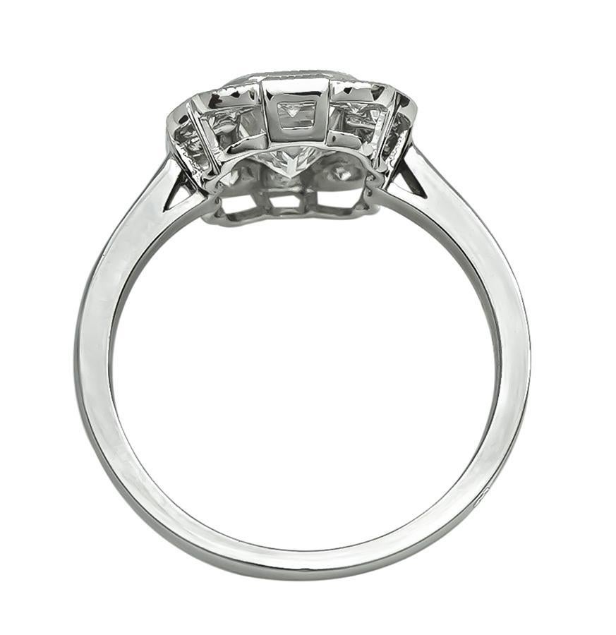 Anello di fidanzamento con diamante da 1,08 carati In condizioni buone in vendita a New York, NY