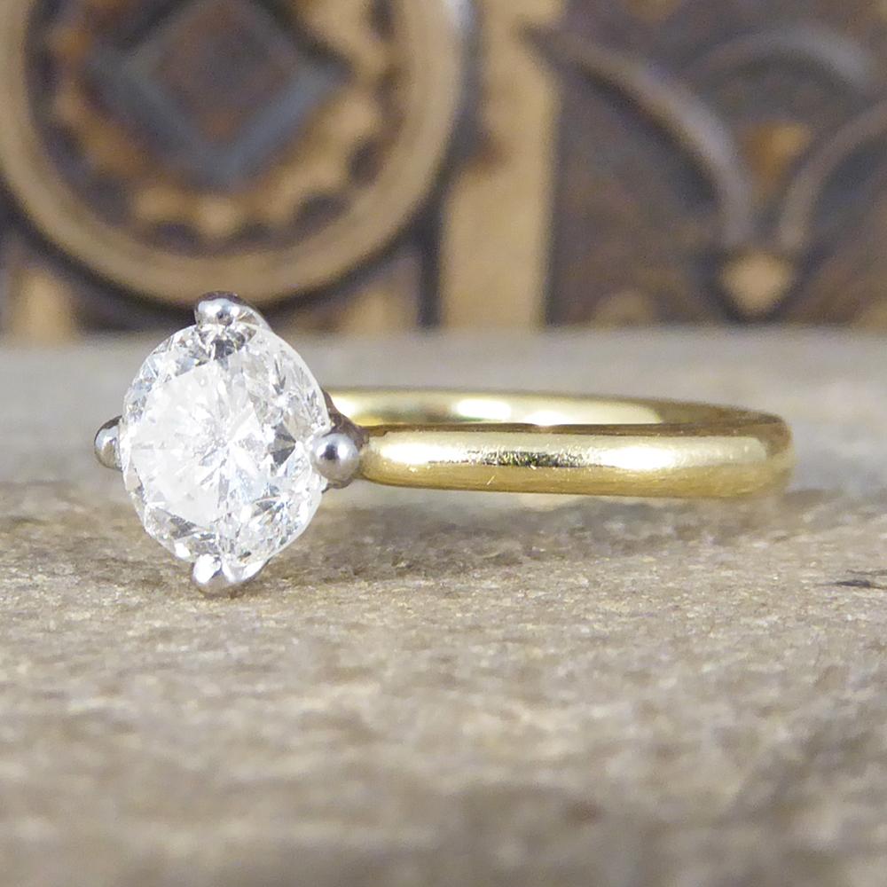 yellow diamond solitaire engagement ring