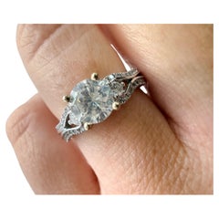 Bague de fiançailles en diamant de 1,08ct or 18KT