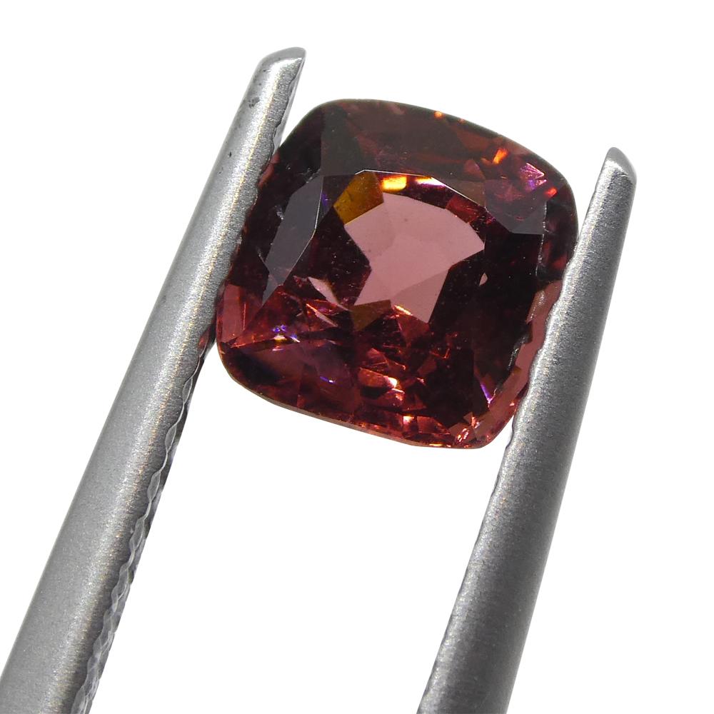 1.08carat Square Cushion Red Spinel from Sri Lanka For Sale 6