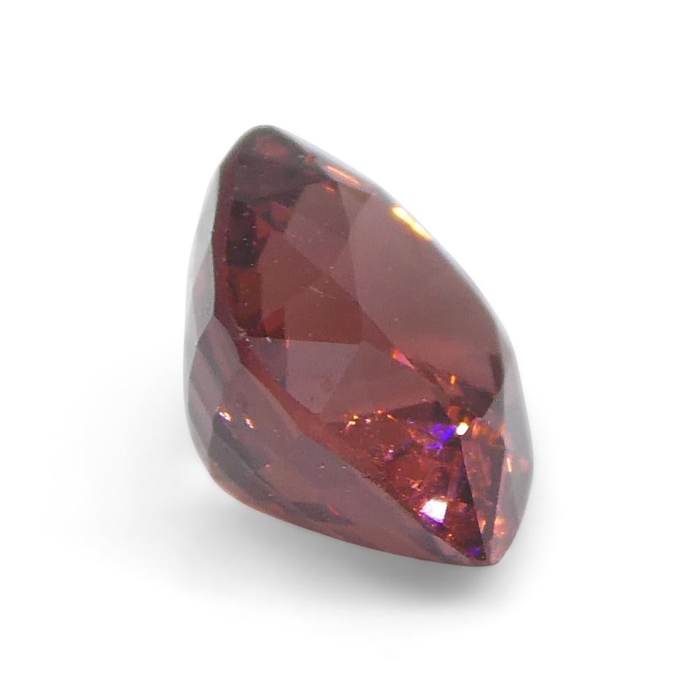 1.08ct Square Cushion Red Spinel from Sri Lanka For Sale 8