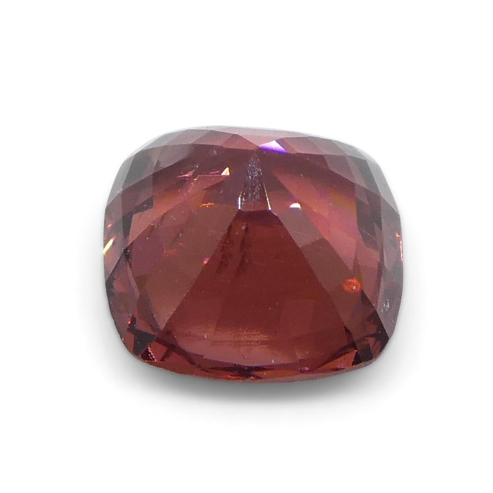 1.08carat Square Cushion Red Spinel from Sri Lanka For Sale 1