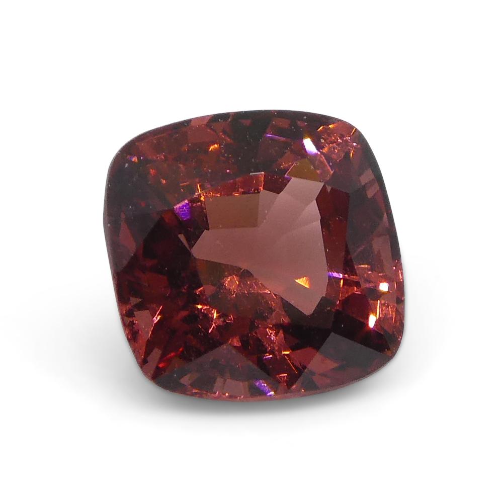 1.08carat Square Cushion Red Spinel from Sri Lanka For Sale 3