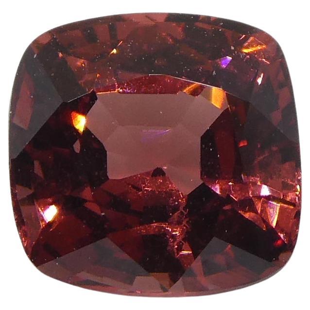 1.08carat Square Cushion Red Spinel from Sri Lanka For Sale