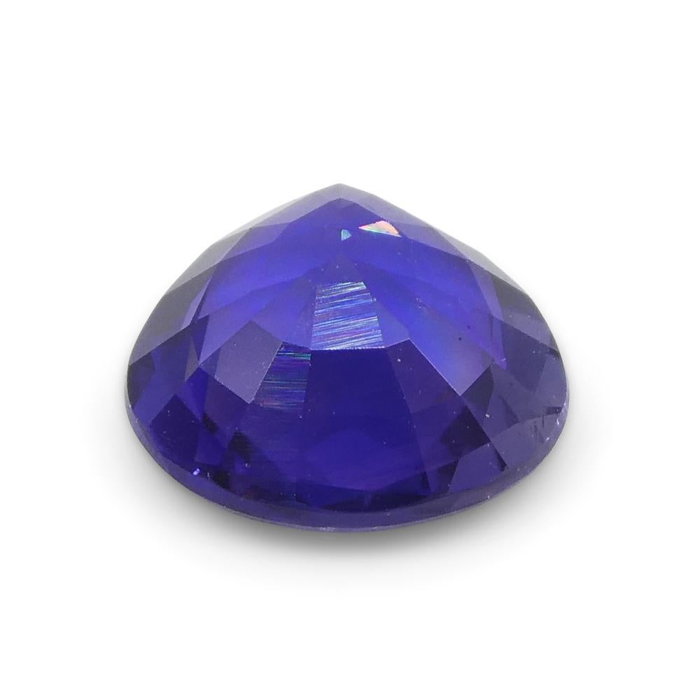 1.08ct Trillion Purple Sapphire from Madagascar Unheated For Sale 5