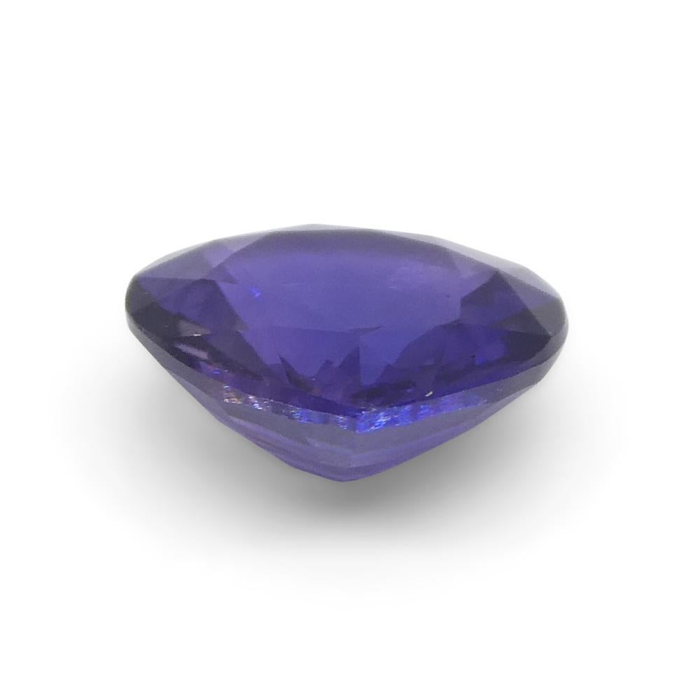 1.08ct Trillion Purple Sapphire from Madagascar Unheated For Sale 3