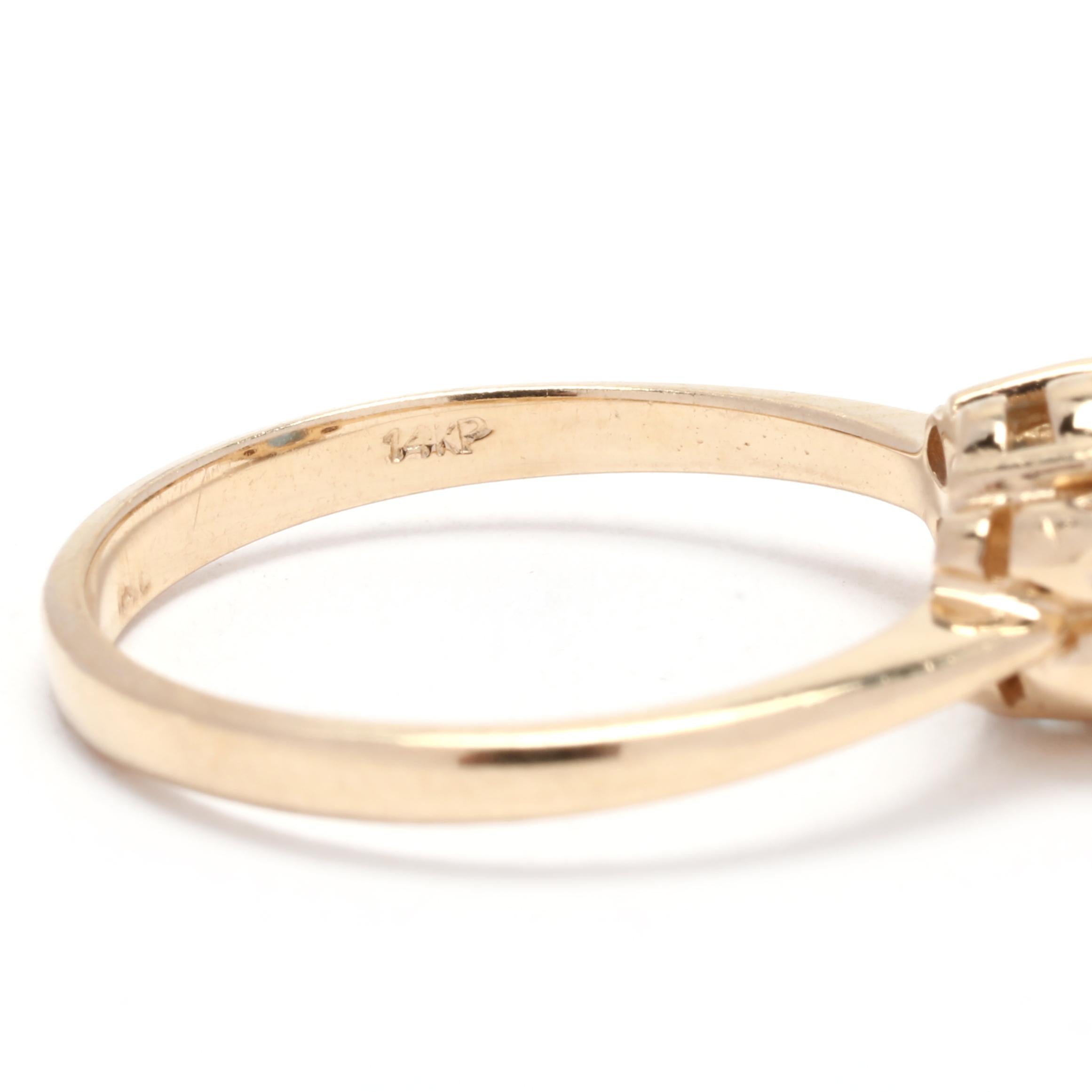 Women's or Men's 1.08ctw London Blue Topaz Diamond Ring, 14K Yellow Gold, Ring Size 6.25 For Sale