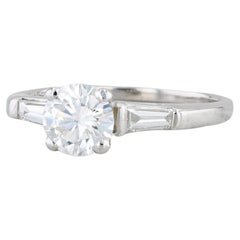 1.08ctw VS2 GIA Round Diamond Engagement Ring 950 Platinum Size 6.5