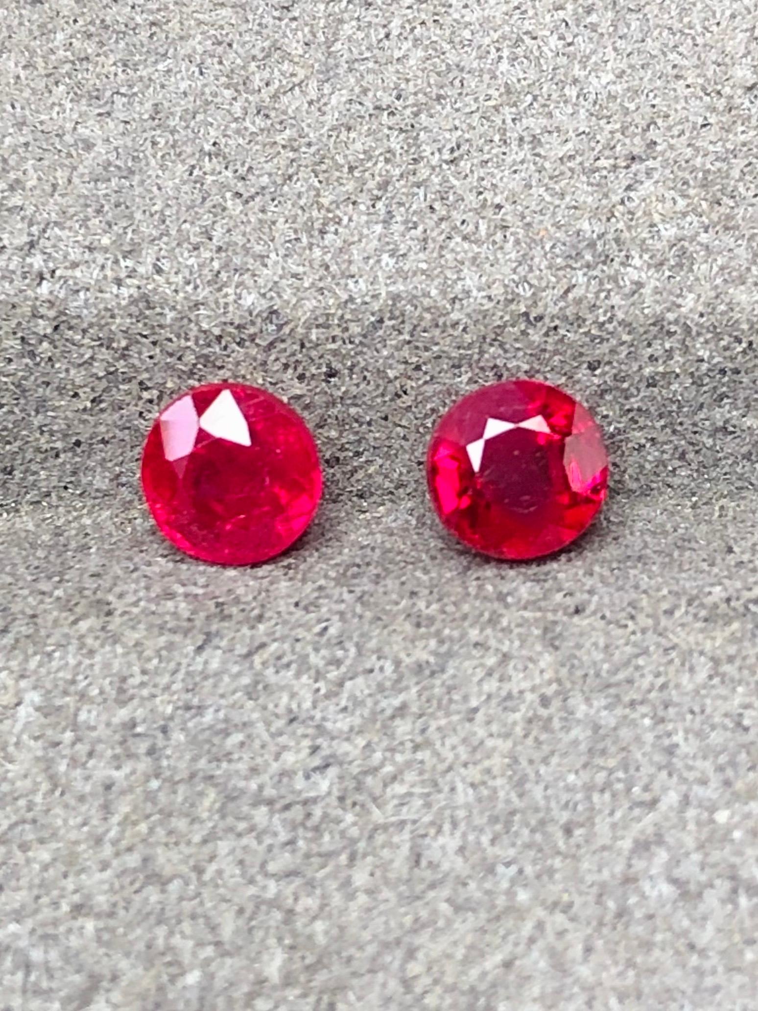 1,09/2 Karat GIA-Zertifikat natürlicher Rubin unerhitzter burmesischer Taubenblut Farbe, unerhitzt im Angebot 5