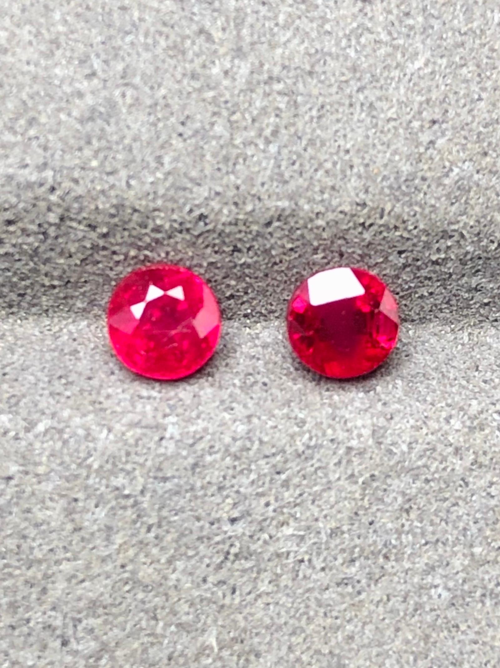 1,09/2 Karat GIA-Zertifikat natürlicher Rubin unerhitzter burmesischer Taubenblut Farbe, unerhitzt im Angebot 3