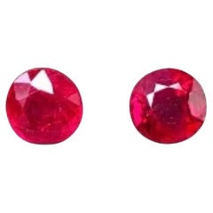 1,09/2 Quilates Certificado GIA Rubí natural no calentado de Birmania color sangre de paloma