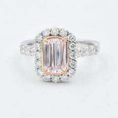 1.09 Carat Pink GIA Diamond, Christopher Designs L'Amour Crisscut L101-100