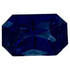 1.09 Ct Blue Sapphire Octagon Cut Loose Gemstone