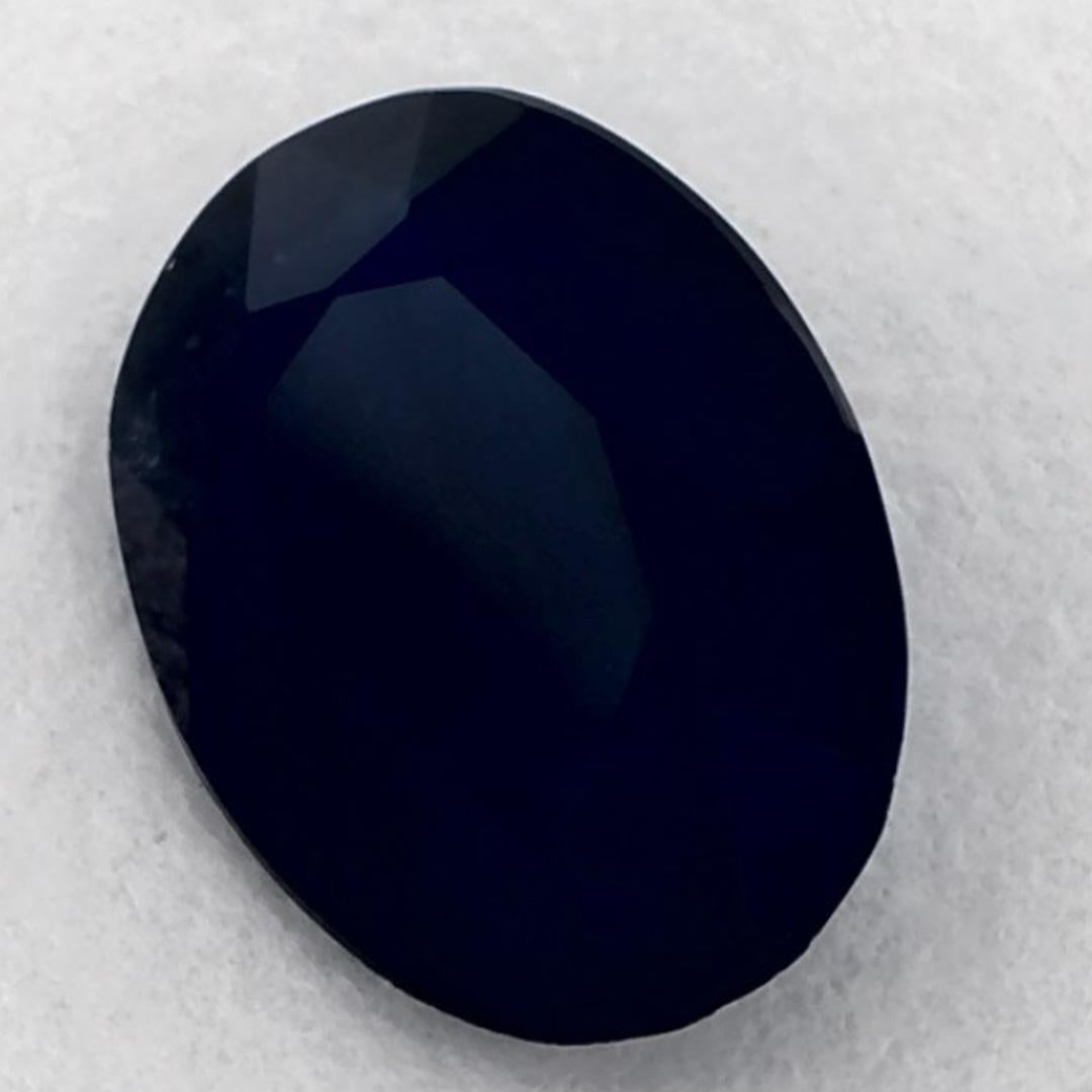 1.09 qt Zafiro Azul Oval Gema Suelta Corte oval en venta