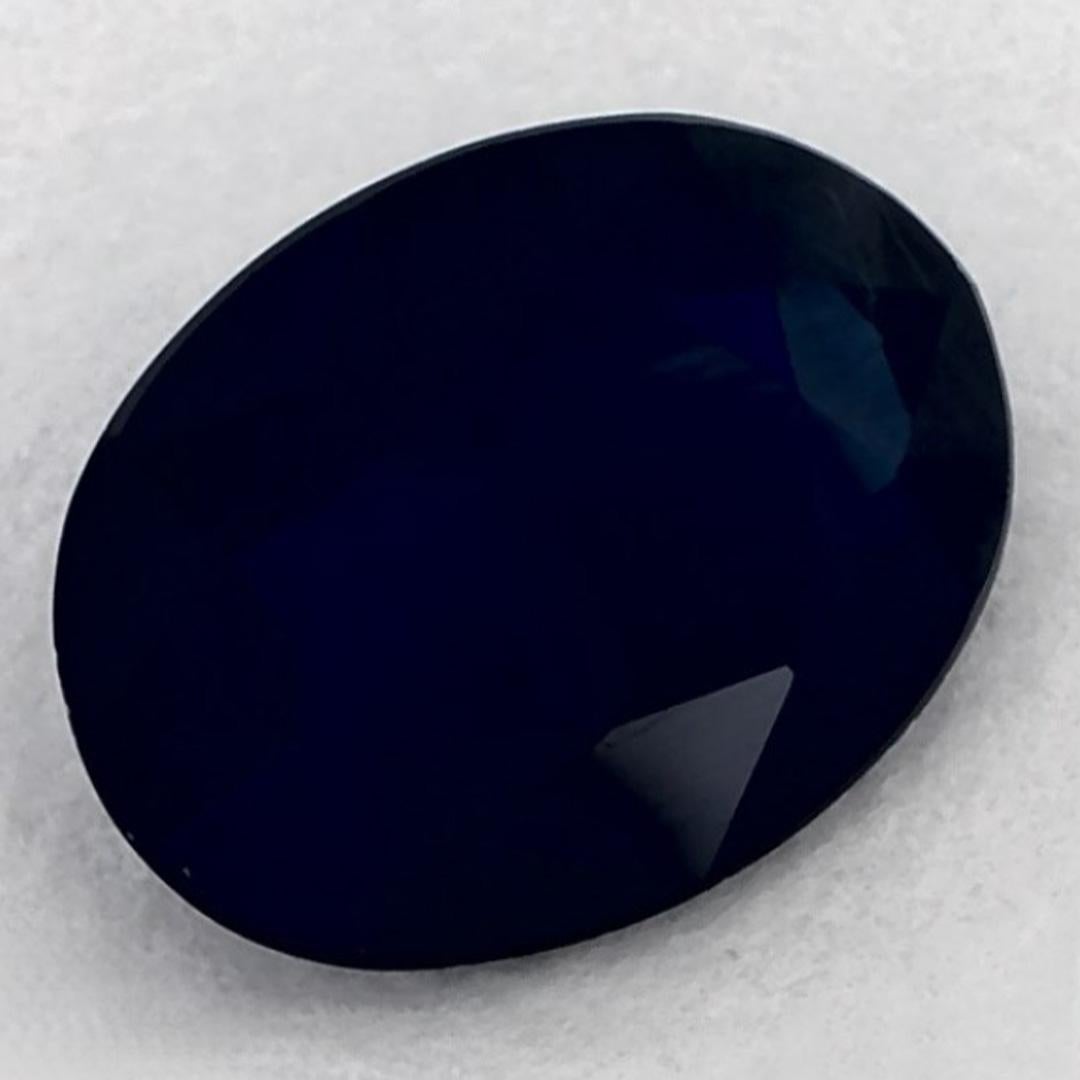 1.09 qt Zafiro Azul Oval Gema Suelta en Nuevo estado para la venta en Fort Lee, NJ