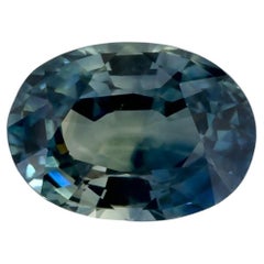 1.09 Carat Blue Sapphire Oval Loose Gemstone