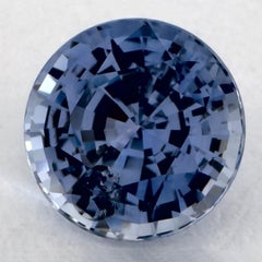 1.09 Ct Blue Sapphire Round Loose Gemstone