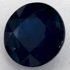1.09 ct Zafiro Azul Redondo Gema Suelta