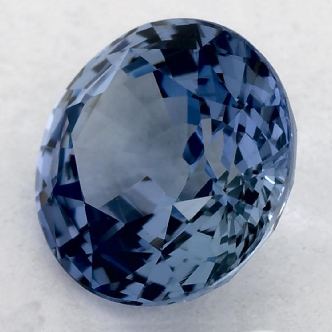 1.09 ct Zafiro Azul Redondo Gema Suelta Corte redondo en venta