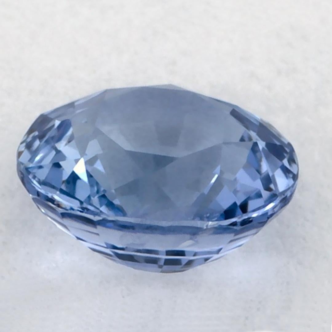 1.09 carati di zaffiro blu rotondo sfuso In condizioni Nuovo in vendita a Fort Lee, NJ