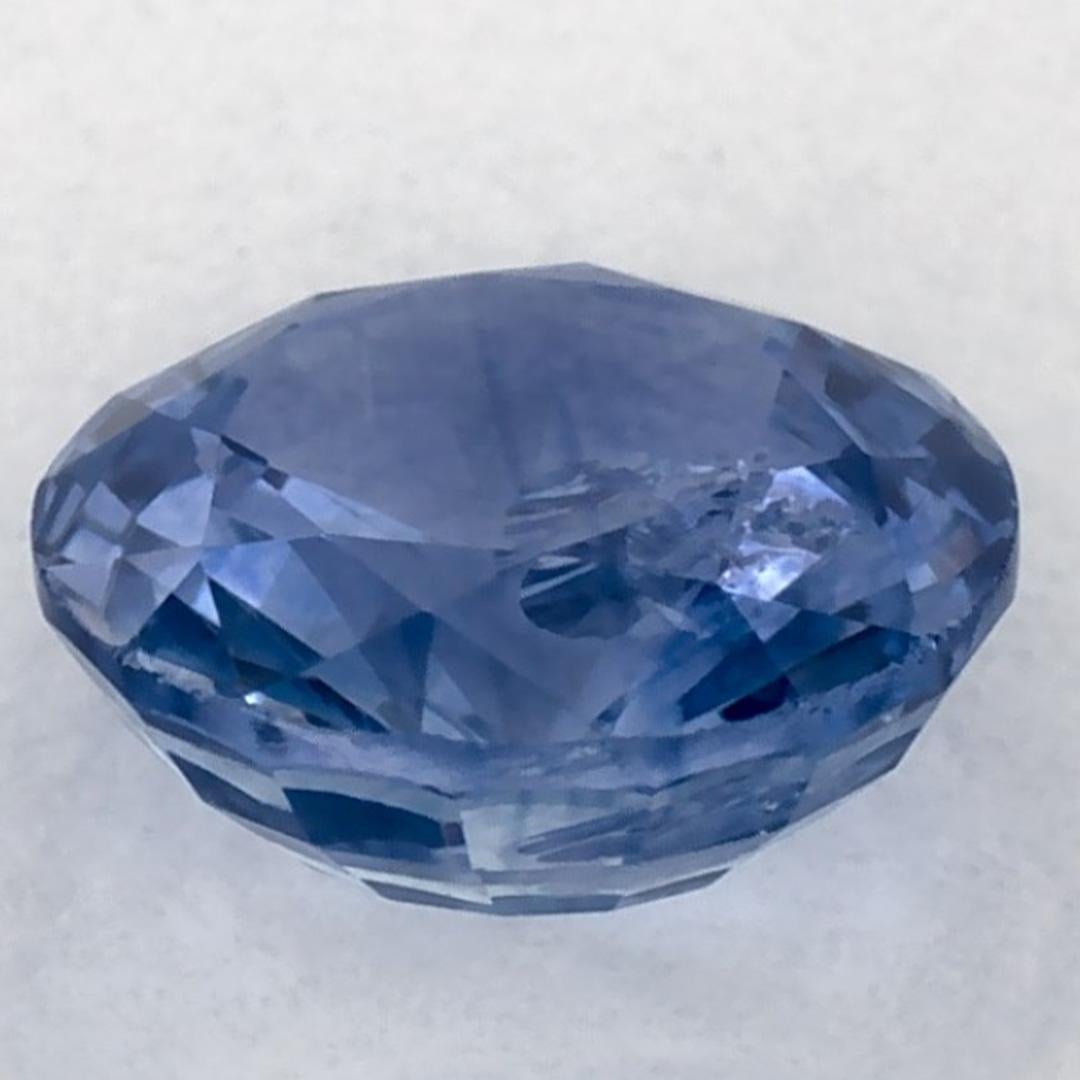 1.09 carati di zaffiro blu rotondo sfuso In condizioni Nuovo in vendita a Fort Lee, NJ