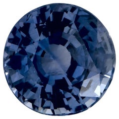 1.09 carati di zaffiro blu rotondo sfuso