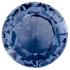 1.09 carati di zaffiro blu rotondo sfuso
