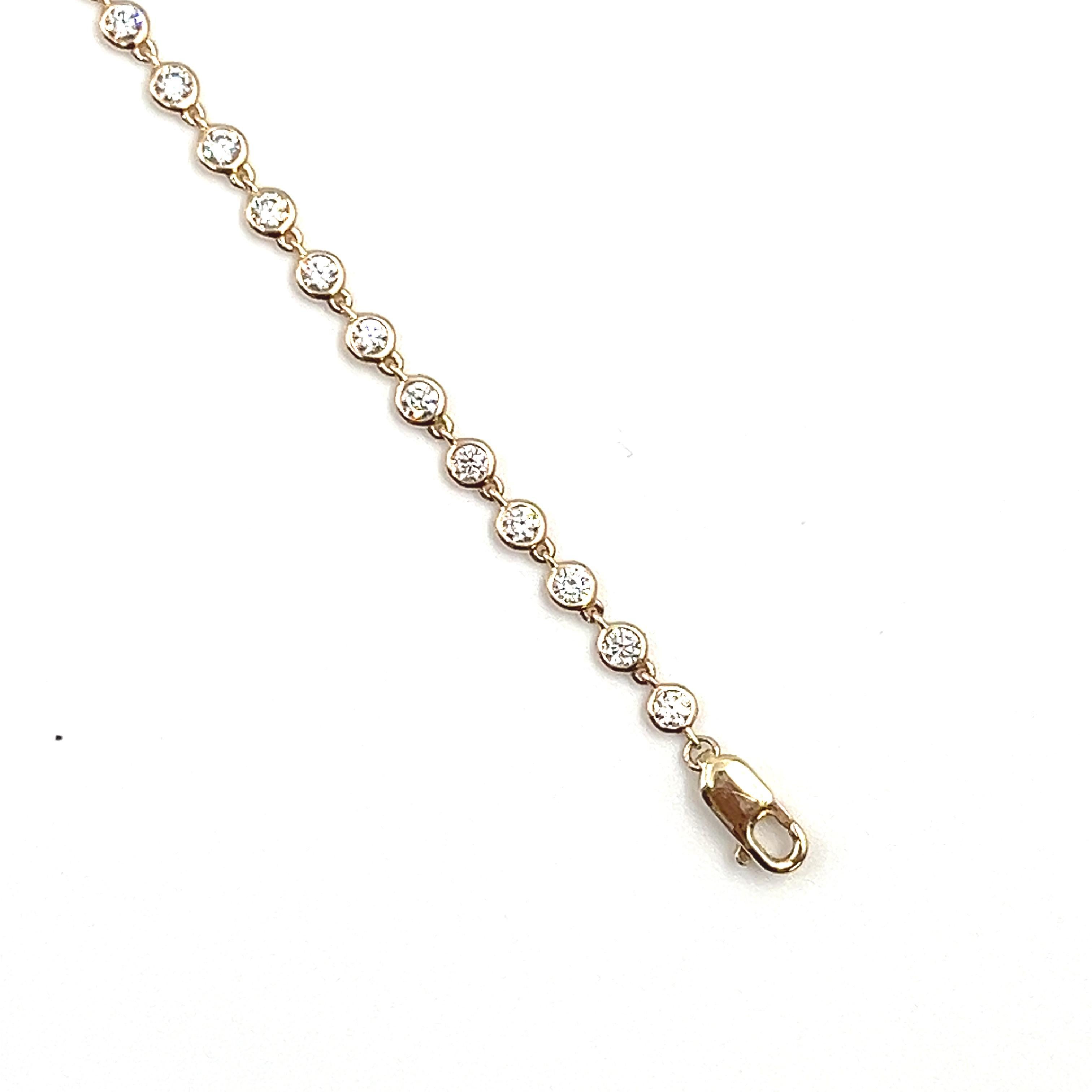 Moderne Bracelet de 1,09 ct de diamants par Yard en vente