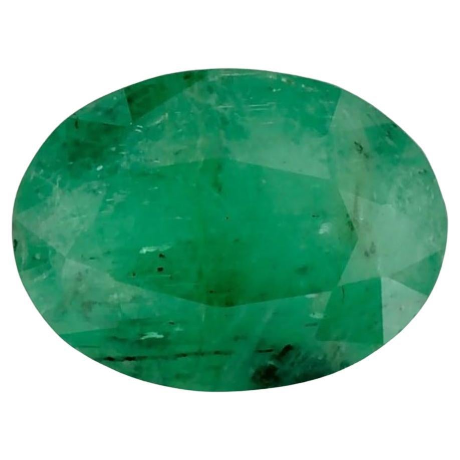 1.09 Ct Emerald Oval Loose Gemstone
