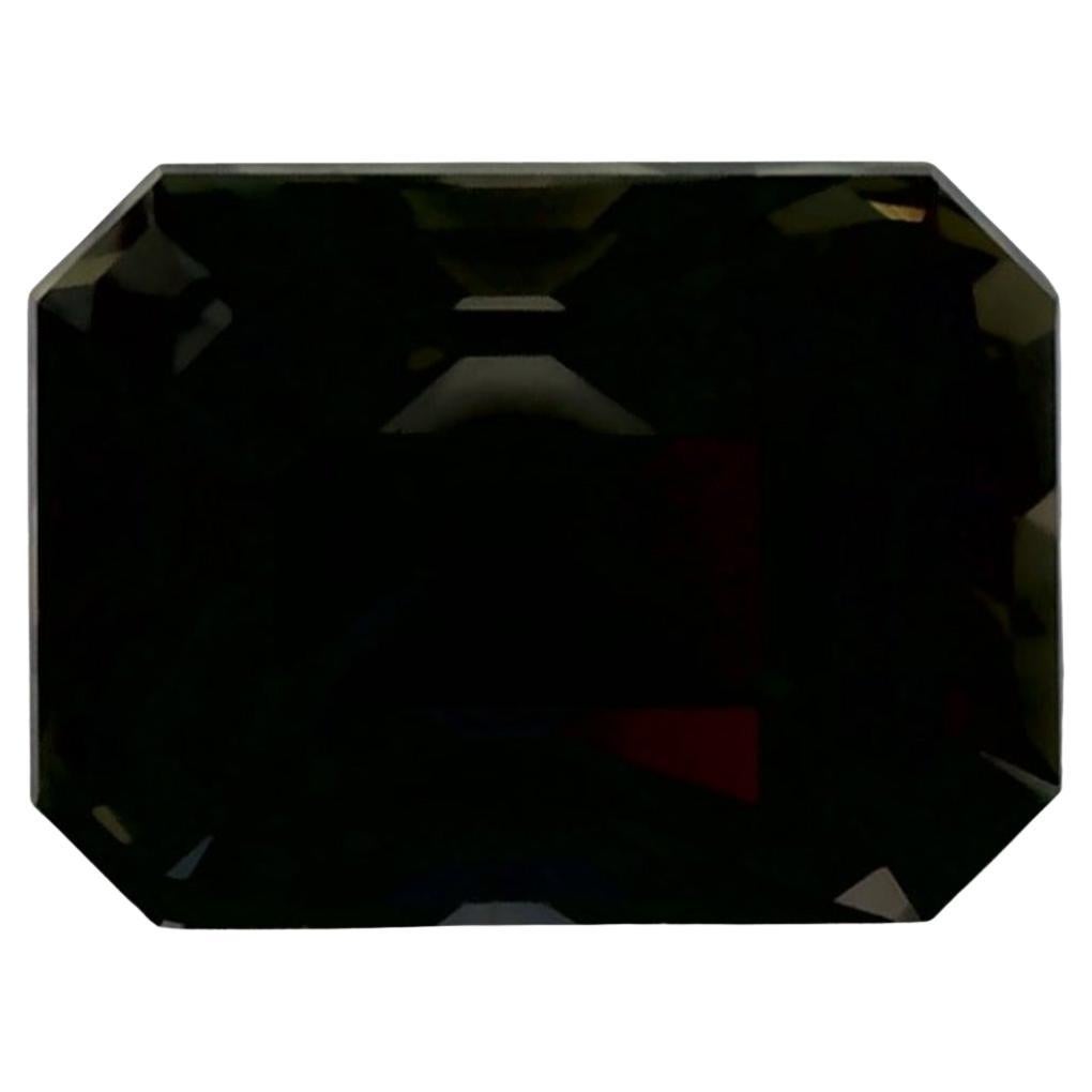 1.09 Ct Green Sapphire Octagon Loose Gemstone (pierre précieuse en vrac) en vente