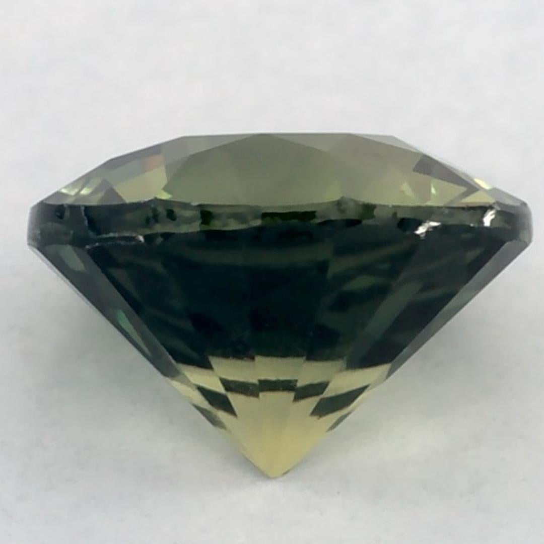 1.09 Karat Grüner Saphir Rund Lose Edelstein im Zustand „Neu“ im Angebot in Fort Lee, NJ