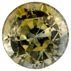 1.09 Ct Green Sapphire Round Loose Gemstone 1.09 Ct Green Sapphire Round Loose Gemstone