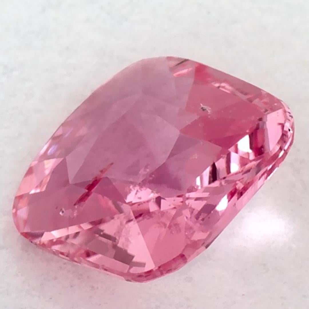 1.09 carati di zaffiro rosa a cuscino, gemma sciolta in vendita 3