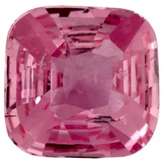 1.09 Ct Pink Sapphire Cushion Loose Gemstone