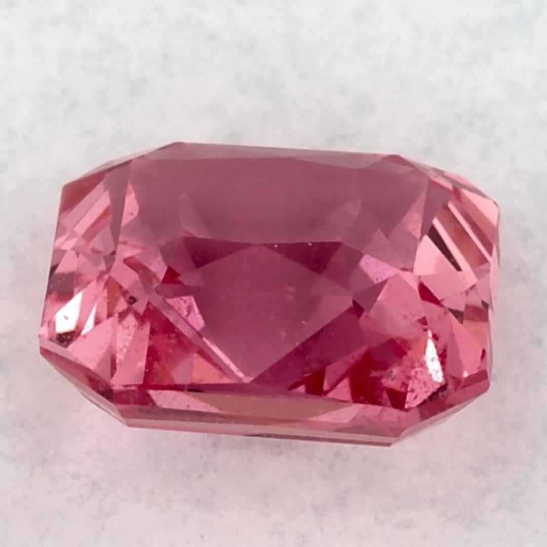 1.09 Ct Pink Sapphire Octagon Cut Loose Gemstone im Zustand „Neu“ im Angebot in Fort Lee, NJ