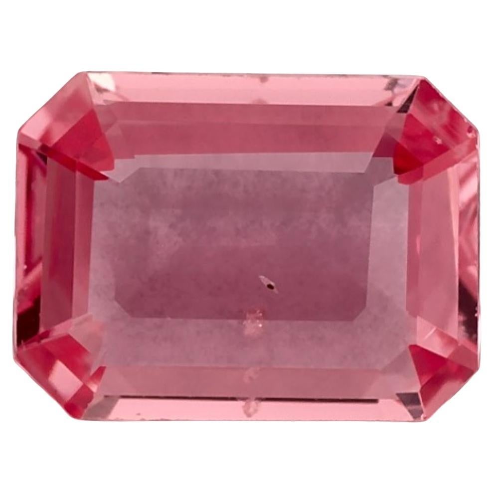 1.09 Karat Rosa Saphir Oktagon-Schliff Loser Edelstein
