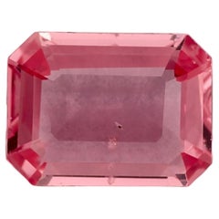 1.09 Karat Rosa Saphir Oktagon-Schliff Loser Edelstein